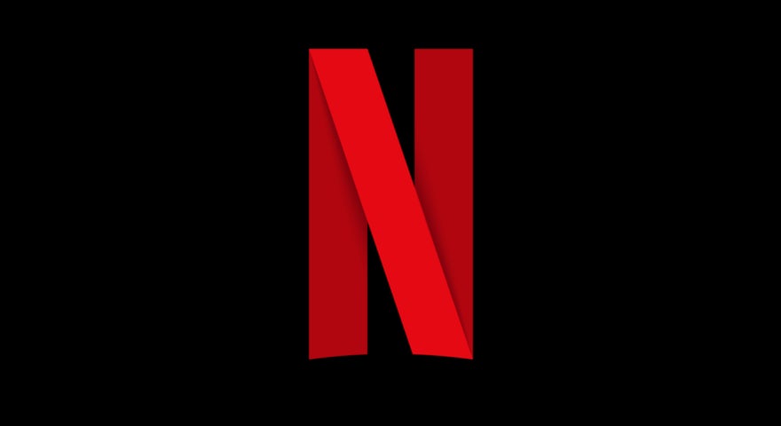 The red Netflix "N" logo against a black background