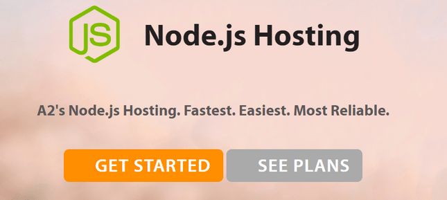 a2 node js homepage