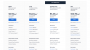 Pricing and key features for Bluehost's four shared hosting plans