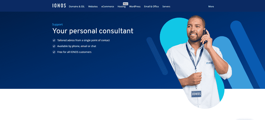 Description for IONOS' personal consultant service