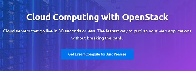 dreamcompute homepage