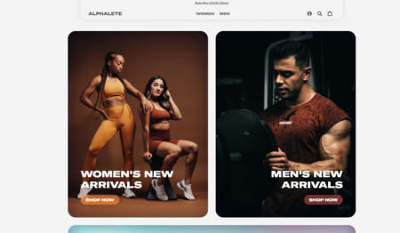 Fitness Website Shopify