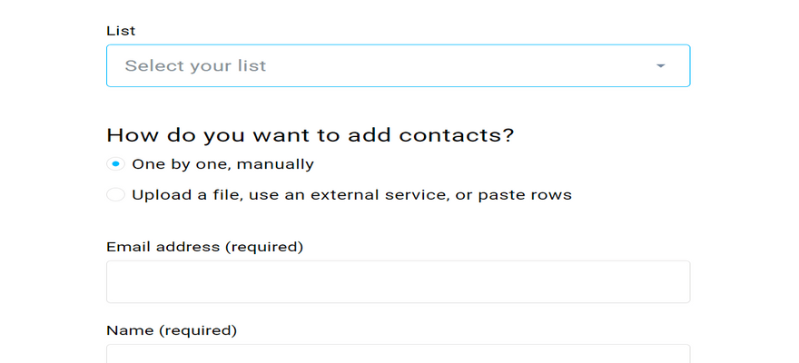 adding contacts