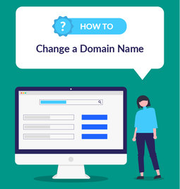 how to change a domain name