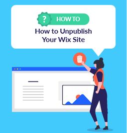 how to unpublish your wix website