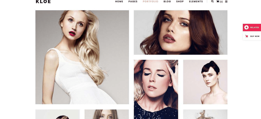 Kloe is great for showcasing your portfolio online.