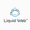 Liquid Web water drop logo design