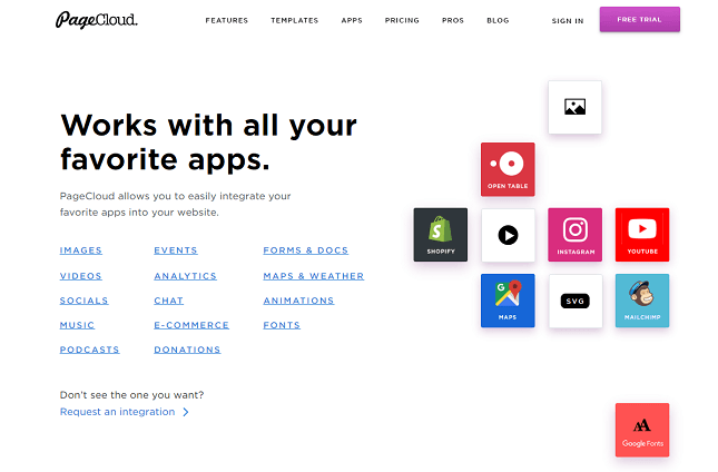 PageCloud app store