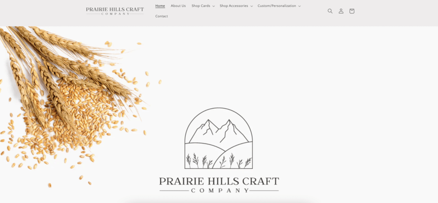 Prairie Hills Craft Company homepage