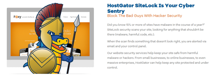hostgator sitelock security
